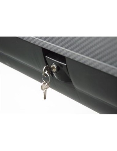 BAUL DE TECHO PARA VEHICULOS 1330X778X345MM EFECTO FIBRA CARBONO ARTPLAST