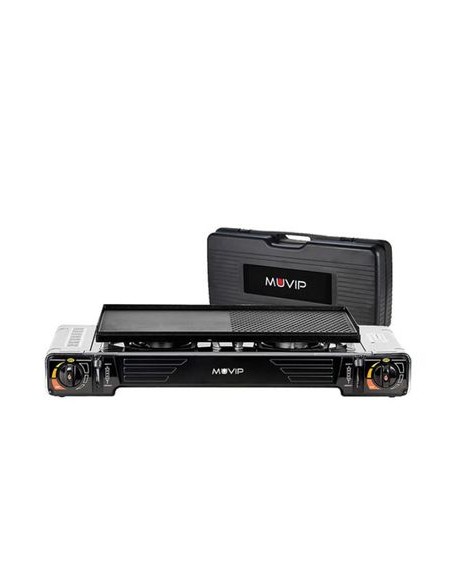 COCINA 2 FUEGOS CON TAPA + HORNO DE GAS MUVIP