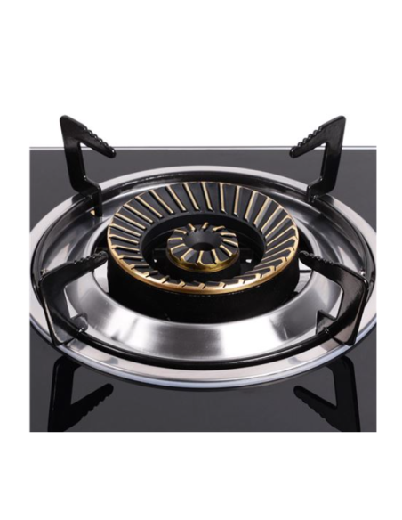 COCINA GAS INOX 1 FUEGO CRISTAL TEMPLADO MUVIP