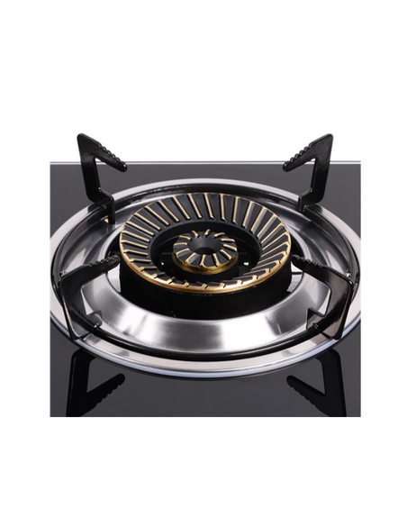 COCINA GAS INOX 1 FUEGO CRISTAL TEMPLADO MUVIP