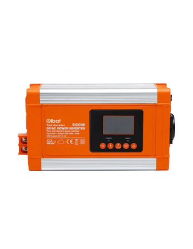 CONVERTIDOR DE CORRIENTE 500W ONDA PURA CON PANTALLA LCD ELBAT