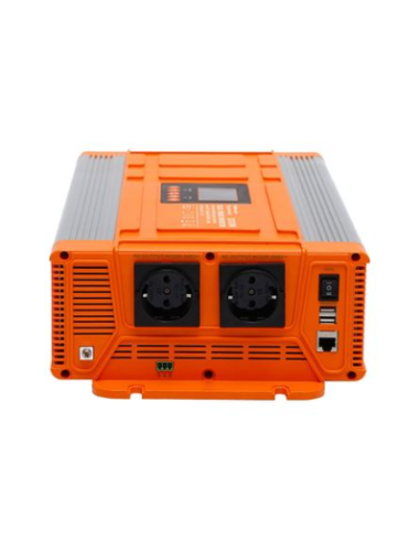 CONVERTIDOR DE CORRIENTE 3000W ONDA PURA CON PANTALLA LCD ELBAT