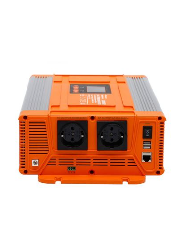 CONVERTIDOR 2000W DE CORRIENTE ONDA PURA CON PANTALLA LCD ELBAT