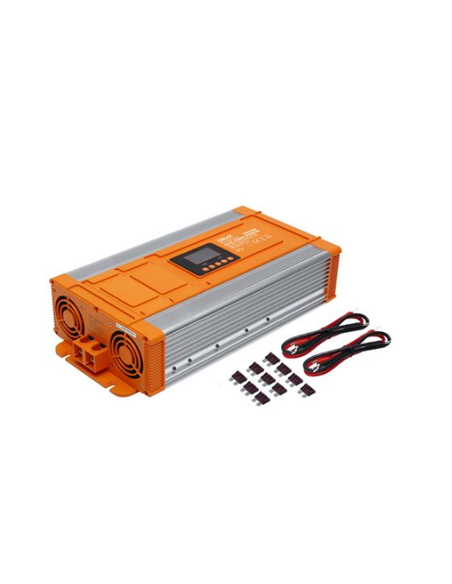 CONVERTIDOR 2000W DE CORRIENTE ONDA PURA CON PANTALLA LCD ELBAT