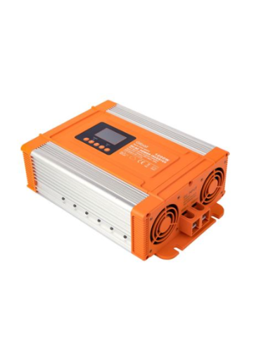 CONVERTIDOR DE CORRIENTE ONDA PURA CON PANTALLA LCD 1200W ELBAT