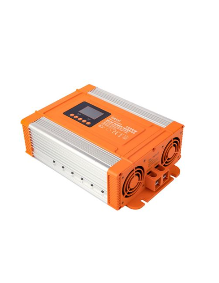 CONVERTIDOR DE CORRIENTE ONDA PURA CON PANTALLA LCD 1200W ELBAT