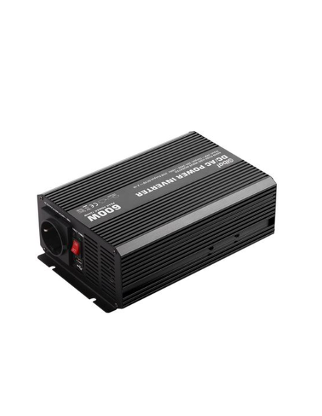 CONVERTIDOR DE CORRIENTE ONDA PURA 600W ELBAT