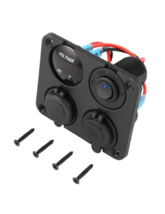 CENTRALITA 4 EN 1+ DOBLE USB 2.1 2