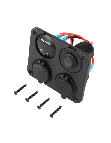 CENTRALITA 4 EN 1+ DOBLE USB 2.1