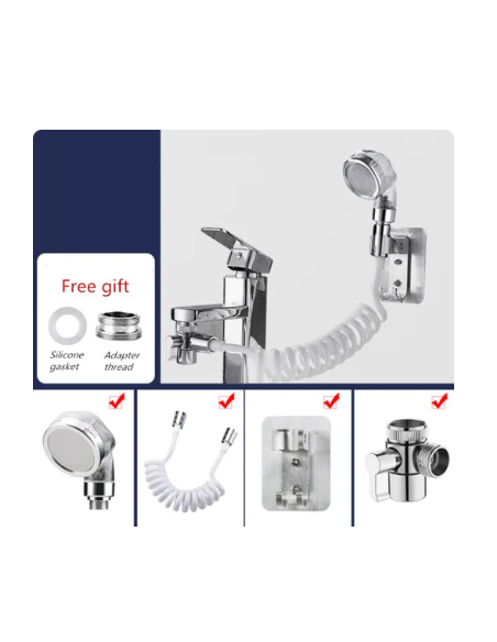 DUCHA PARA GRIFO BAÑO O COCINA 1.5M