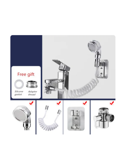 DUCHA PARA GRIFO BAÑO O COCINA 1.5M