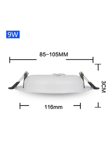 FOCO LED 12V 9W EMPOTRAR
