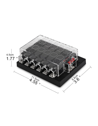 CAJA DE FUSIBLES 12 VIAS