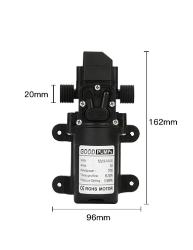 BOMBA AUTOCEBANTE DE DIAFRAGMA 3/4