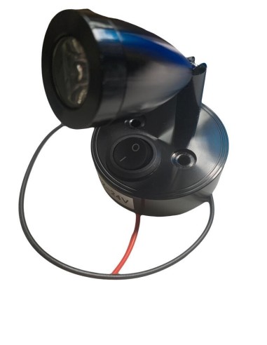 LAMPARITA LED NEGRA SIN FLEXO