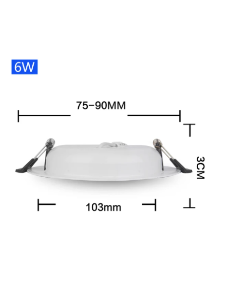 FOCO LED 12V 6W EMPOTRAR