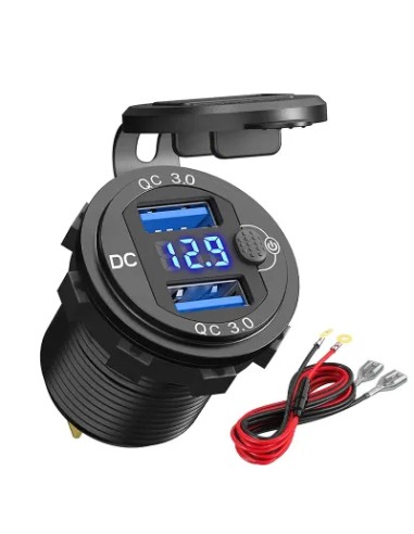 LAMPARA LUZ BLANCA 72 LEDS 12v