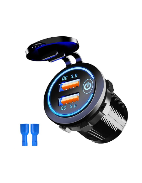 TOMA DOBLE USB QC 3.0