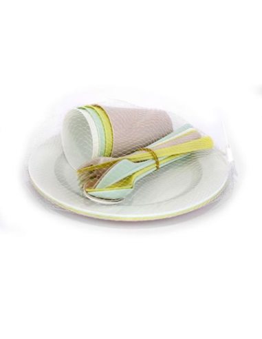 SET MESA CON 4 ASIENTOS PLEGABLES ALUMINIO GRIS 136X85X67