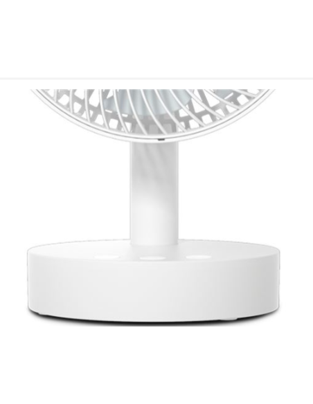 VENTILADOR PORTATIL BATERIA OSCILANTE 8 PULGADAS