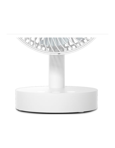 VENTILADOR PORTATIL BATERIA OSCILANTE 8 PULGADAS