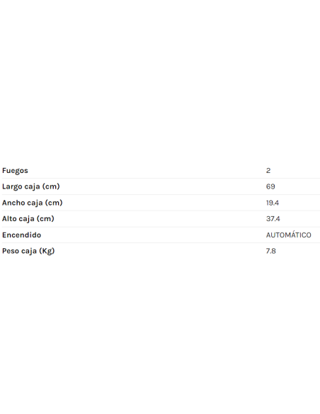 COCINA GAS DOBLE DOBLE CARTUCHO + PLANCHA