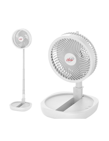 VENTILADOR PORTÁTIL DE BATERÍA PLEGABLE LARRYHOUSE 8"
