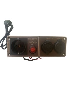 PANEL MULTIFUNCIÓN A 220V CON MECHERO Y DOBLE USB 3.0 2