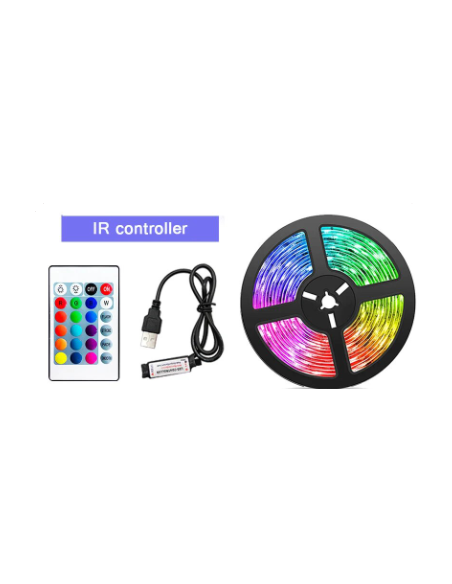 TIRA DE LUZ LED COLOR CON USB