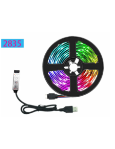 TIRA DE LUZ LED COLOR CON USB 2