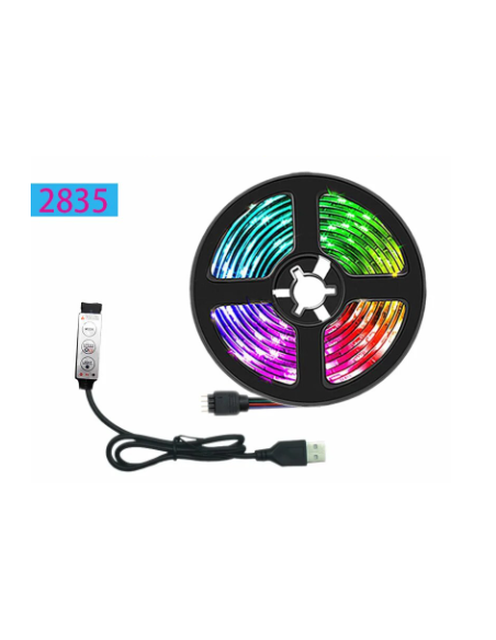 TIRA DE LUZ LED COLOR CON USB