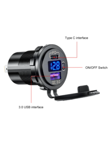 LUZ LED 12V SLIMM CAMPER 5W 8CM