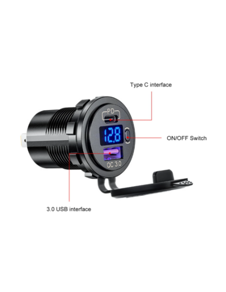 LUZ LED 12V SLIMM CAMPER 5W 8CM