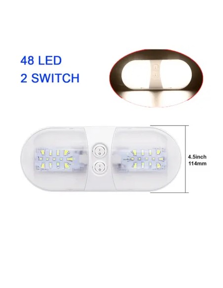 LUZ LED TECHO 12V DOME LIGHT