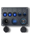 PANEL 12V 5 INTERRUPTORES BLACK EDITION