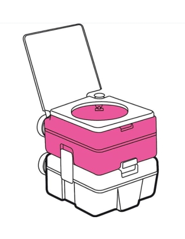 LIQUIDO WC PERFUMADO INSTAPINK 1 LITRO CAMPINGAZ