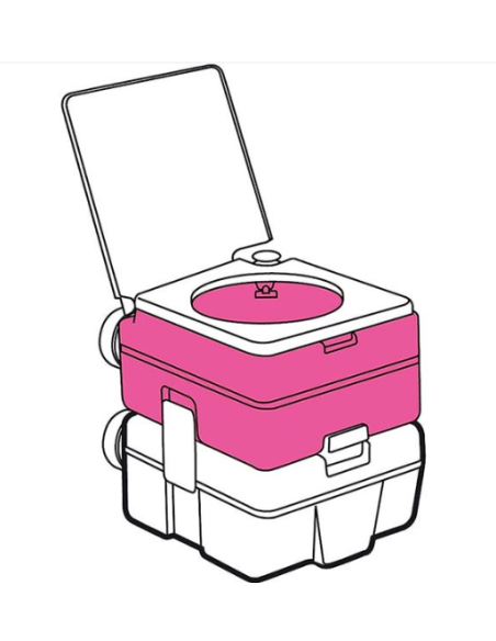 LIQUIDO WC PERFUMADO INSTAPINK 1 LITRO CAMPINGAZ