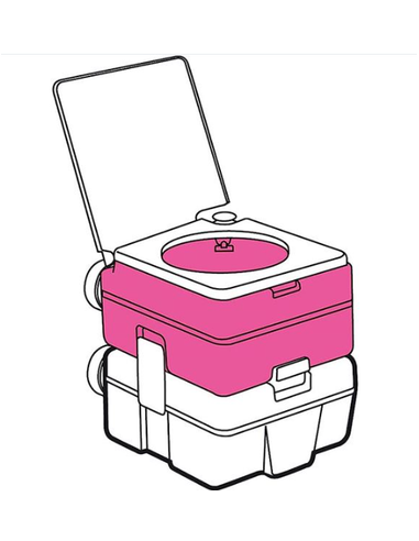 LIQUIDO WC PERFUMADO INSTAPINK 1 LITRO CAMPINGAZ