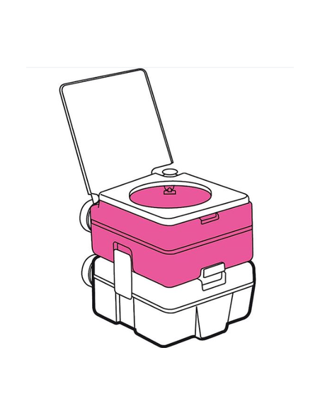 LIQUIDO WC PERFUMADO INSTAPINK 1 LITRO CAMPINGAZ