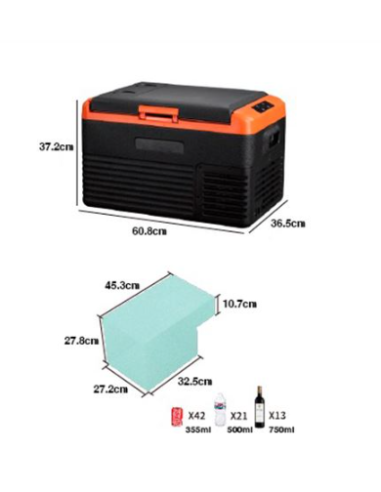 NEVERA DE COMPRESOR PORTATIL 30 LITROS 55W