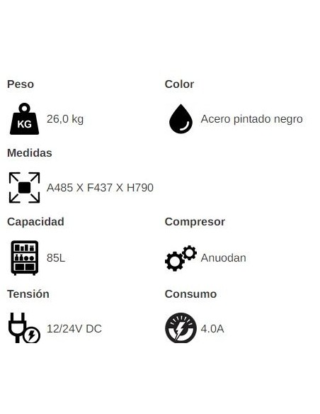 NEVERA RYR80X 85L YAGUE