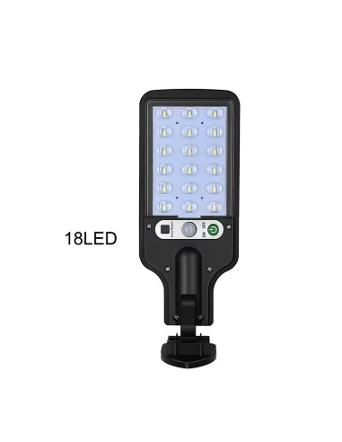LAMPARA SOLAR 18 LED CON SENSOR