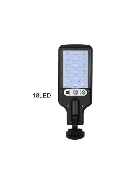 LAMPARA SOLAR 18 LED CON SENSOR
