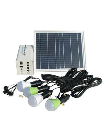 GENERADOR SOLAR PORTATIL DC 12V- ILUMINACIÓN CARGA MOVIL