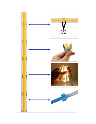 TIRA LUZ LED 12V  COB