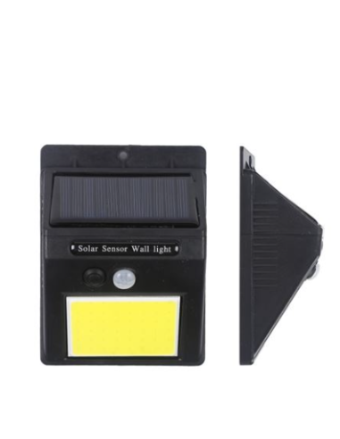 APLIQUE LED SOLAR 110LM NEGRO ELBAT
