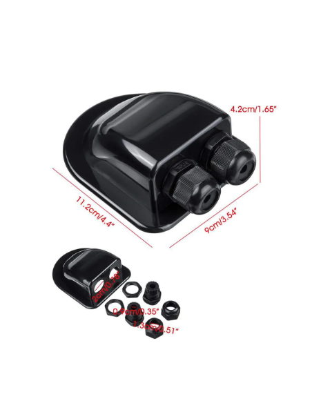 PASACABLE DOBLE NEGRO