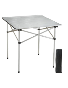 MESA DE CAMPING PLEGABLE ALUMINIO DONNA GARDEN 70X70CM 2