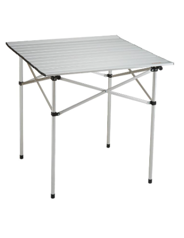 MESA DE CAMPING PLEGABLE ALUMINIO DONNA GARDEN 70X70CM