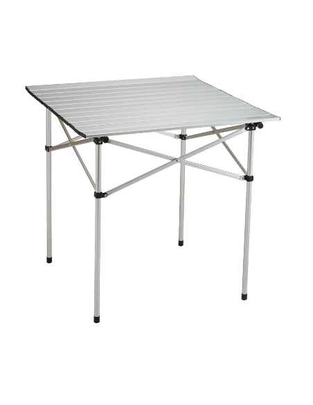 MESA DE CAMPING PLEGABLE ALUMINIO DONNA GARDEN 70X70CM